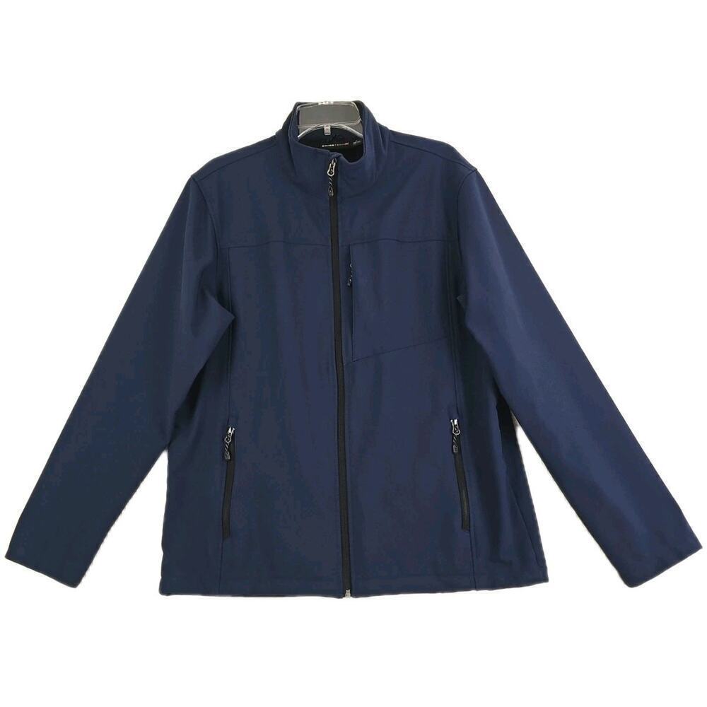 Swisstech ~Men's Size M (38-40)~ Navy Blue Zip-Up Windbreaker Jeacket.